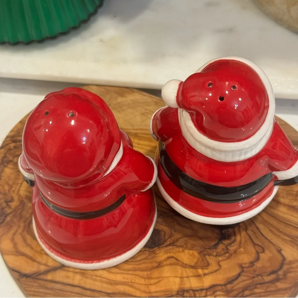 Publix 2015 Other Season's Greeters Santa Salt & Pepper Shaker Set